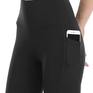 Leggings de Yoga para Mujer 2026, Cintura Media, Transpirables, para Gimnasio y Fitness, con Relieve, Sin Costuras, de Algodón/Fibra de Bambú, Largo hasta la Rodilla, Estilo Urbano - Product Image 2