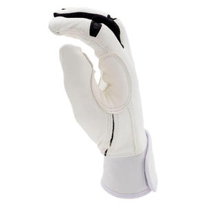 Premium All White Leather Baseball Batting Gloves | Ultra Soft Flex Fit Comfort Shock Absorption Custom Pro Batting Gloves - Product Image 6