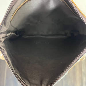 Elegante personalizado de lujo de cera dura de cuero de vaca bolso de mano con flecos fabricante de alta calidad de cuero genuino bolso de señora para mujer - Product Image 6