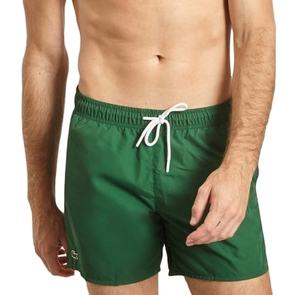 Short de bain uni pour hommes respirant taux de gros conception personnalisée vêtements de rue d'été avec cordon de serrage short longueur au genou - Product Image 1