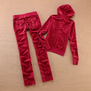 Ensemble de survêtement en polaire à capuche pour femme, couleur unie, taille élastique, poches latérales, tenue décontractée d'été, antibactérien, 2 en 1 - Product Image 4