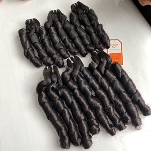 วิกผมมนุษย์สีธรรมชาติแบบไม่ได้ประมวล100% เวียดนามผมต่อแบบหยักศกสำหรับผู้หญิงผิวดำ - Product Image 2