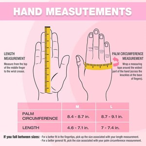 Pink Black Touchscreen <b>Gloves</b> With <b>Led</b> Lights Elastic Wristband Anti Slip Textured Fingertips General Purpose Mechanic <b>Gloves</b> - Product Image 5