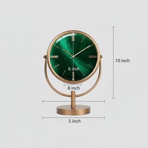 Reloj de Escritorio/Mesa Decorativo de Estilo Antiguo Moderno con Pantalla Digital Electrónica, Sonido de Campana por Hora, Sensor Táctil y Material Metálico - Product Image 6