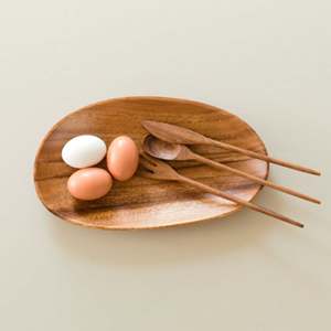 Platos de madera de acacia natural sostenible al por mayor, platos de madera y juego de platos para cenar, MOQ bajo - Product Image 5