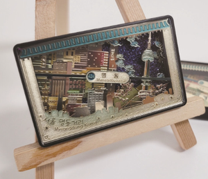 Magnete per Frigorifero in Metallo Stile Retrò 3D Coreano con Stampa Digitale, Souvenir Artistico Tradizionale, Decorazioni all'Ingrosso - Product Image 4