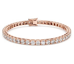 Pulsera de Diamantes Redondos con Corte Brillante, Clásica para Mujer, Diamantes Cultivados en Laboratorio - Product Image 3