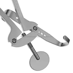 Retractor Endaural Henner, Instrumento Quirúrgico para Cirugía de Oído, Hoja Curva para Músculo Temporal, Acero Inoxidable, Reutilizable, Herramienta de Otología - Product Image 3