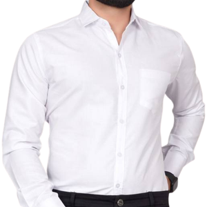 เสื้อเชิ้ตสีขาวติดกระดุมผู้ชาย โพลีเอสเตอร์ 100% แขนยาว สำหรับธุรกิจ/สำนักงาน ผู้ผลิต OEM - Product Image 3