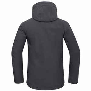 Vestes en Softshell Imperméables et Coupe-Vent à Col Montant pour Hommes, Personnalisées, pour le Sport, la Randonnée, le Travail en Extérieur, Automne - Product Image 2