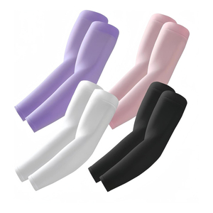 Unisex Solid Color Polyester <b>Arm</b> Sleeves UPF50+ Long Sleeve Sun Protection <b>Cover</b> for Outdoor Activities Sports Activities - Product Image 1