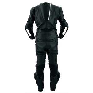 Combinaison de course en cuir pour moto, vente en gros, design personnalisé, vêtements de motard, une pièce, pour homme, séchage rapide, respirante, toutes saisons - Product Image 4