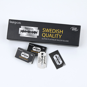 Lames de rasoir jetables à double tranchant en acier inoxydable suédois Matgicol pour l'entretien de la barbe masculine, outils de nettoyage de la peau, à prix abordable - Product Image 3
