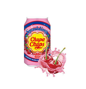 Auténtica Soda de Crema de Fresa Chupaa Chupss con Ingredientes Derivados de Leche para un Sabor Cremoso 345ml Distribución al por Mayor - Product Image 2