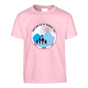 เสื้อยืดแขนสั้นสีชมพูสำหรับเด็กวัยหัดเดิน พิมพ์ลายกราฟิก คอกลม พิมพ์ลายโลโก้ ลำลอง น้ำหนักเบา แฟชั่นสำหรับทุกวัน สำหรับเด็กชายและเด็กหญิง - Product Image 1
