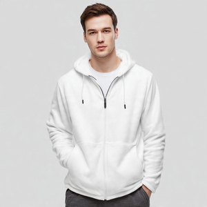 Vestes polaires d'hiver pour hommes à col montant et fermeture éclair, style urbain - Product Image 3