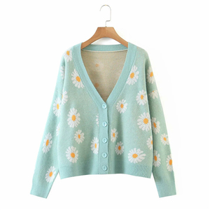Nouveau style 2026 – Cardigans décontractés unisexe toutes saisons en tricot personnalisé à col ras du cou, manches longues, respirants, anti-plis, doublure en laine - Product Image 1