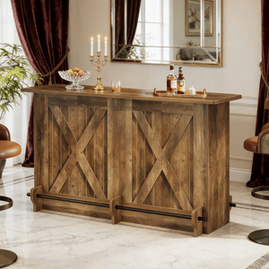 Tavolo Alto Pieghevole per Bar, Arredamento per Interni ed Esterni, Casa, Hotel, Seminterrato, Giardino, Feste, Base Robusta - Product Image 6