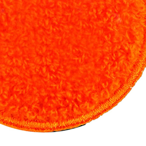 แผ่นปะรีดติดลายวงกลมสีส้ม ปักลายบนผ้าสักหลาดไม่ทอ - Product Image 6