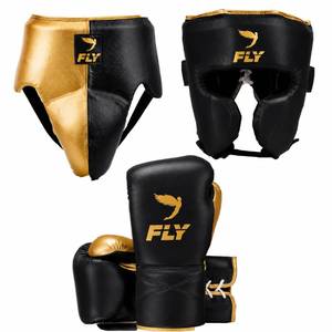 Équipement de combat et d'entraînement MMA et Muay Thai en cuir véritable, très demandé, ensemble de protection pour le sparring, comprenant un protège-tête et une protection inguinale - Product Image 5