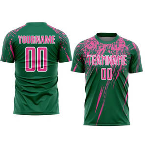 เสื้อฟุตบอลสั่งทำพิเศษ คุณภาพสูง ผลิตจากโพลีเอสเตอร์ แขนสั้น สำหรับกีฬา พร้อมพิมพ์โลโก้ทีม สำหรับการฝึกซ้อม การแข่งขัน และจำหน่ายจำนวนมาก - Product Image 6