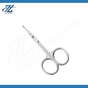 High Quality Stainless Steel Cuticle Scissors Professional Manicure <b>Nail</b> Shears Sharp Precision Cuticle Trimming Beauty Grooming - Product Image 3