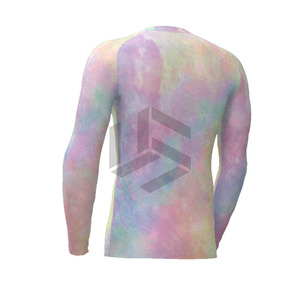 Camiseta de Compresión Sublimada Personalizada para Hombre, Ajustada, Elástica, Deportiva, para Entrenamiento, Fitness, Protección UV - Product Image 6