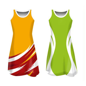 Jupes et robes de netball les plus vendues, vierges, personnalisables par sublimation, respirantes, séchage rapide, vêtements de sport, uniformes de netball pas chers, tailles plus. - Product Image 4
