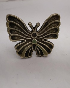 Durable Eco-Friendly Metal Butterfly Napkin <b>Ring</b> – <b>Indian</b> Manufactured Wedding Tableware - Product Image 1