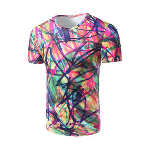 Camisetas Deportivas Extra Grandes para Hombre Hechas en Pakistán, al por Mayor, Sublimadas, Cuello Redondo, Poliéster/Algodón, Ecológicas - Product Image 3