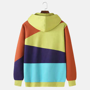 เสื้อฮู้ดดี้ผู้ชายแบบสั่งทำพิเศษ ผ้าฝ้ายพรีเมียมเนื้อนุ่ม ทรงปกติ สไตล์ลำลอง สตรีทแวร์ รับผลิตแบบ OEM ขายส่งจากโรงงานในสหรัฐอเมริกา - Product Image 2