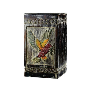 Urna de Madera Rústica con Diseño de Alce de Montaña para Cazadores y Amantes de la Naturaleza, Urna Conmemorativa de Madera Sólida de Gran Capacidad, Caja de Cremación de Madera Natural - Product Image 4