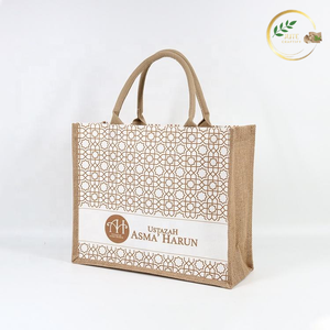 Sac messager personnalisé en toile de jute pour l'école, le bureau ou les cadeaux promotionnels - Product Image 2