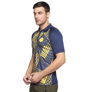 เสื้อยืดกีฬาแห้งเร็วสำหรับผู้ชาย พิมพ์ลายแบบซับลิเมชั่นขั้นสูง เหมาะสำหรับวิ่ง ออกกำลังกาย และชุดทีม - Product Image 2