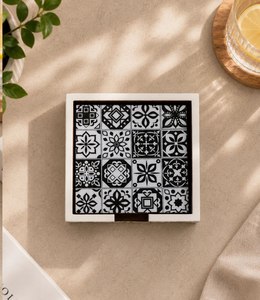 Personalized Classic Enamel Printed Coaster Set Coffee Wine <b>Mat</b> Pad <b>Non</b> <b>Slip</b> Placemat Heat Resistant 4x4 Inch Dinnerware - Product Image 1
