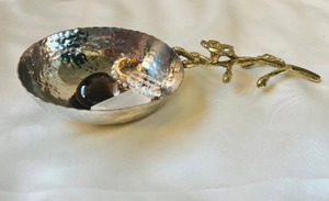 Bol décoratif en métal argenté en forme de branche d'arbre, idéal pour la mise en scène de tables de luxe et la décoration artistique de la maison, vente en gros depuis l'Inde - Product Image 6