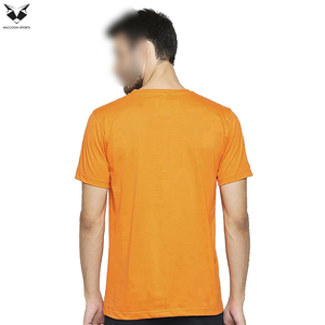 Camisetas de Punto 100% Algodón para Hombre, Color Naranja, Buena Venta, Hechas en Pakistán, Personalización con Logotipo, Precio de Fábrica, Ropa para Exteriores - Product Image 4