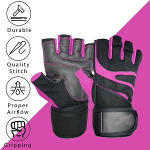 High Quality Fitness Workout Gym <b>Gloves</b> for <b>Weight</b> Lifting Training Use With Breathable Design for Daily Exercise Hand Support - Product Image 6
