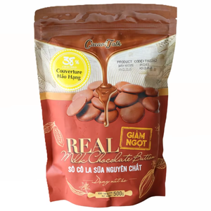 Fabricant Fournisseur Expédition Rapide Qualité Supérieure Chocolat Pur OEM/ODM HALAL Boutons de Chocolat au Lait Véritable 38% Cacao Biscuits - Product Image 1