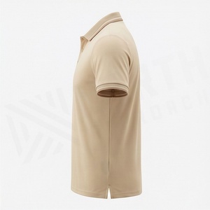 Polos Dry Fit personnalisés avec logo pour hommes, respirants, anti-transpiration, en polyester, pour le golf, t-shirt de sport - Product Image 3