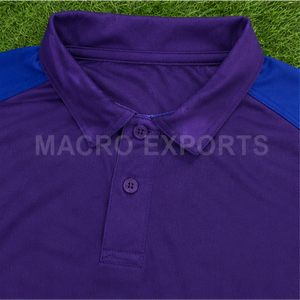 เสื้อโปโลแขนสั้นผู้ชายแบบสั่งทำพิเศษ คอเสื้อตัดสี ติดกระดุม ปักโลโก้ได้ - Product Image 4