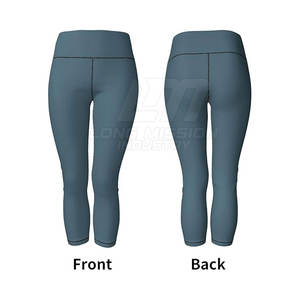 Ensemble de yoga pour femmes de conception unique fabriqué au Pakistan, pour une utilisation en extérieur, en polyester. - Product Image 6