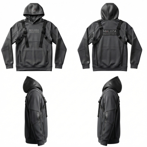 Sudadera con Capucha Térmica de Forro Polar para Invierno, Chaqueta Cortavientos para Gimnasio, Ropa Deportiva para Yoga y Calentamiento, Proveedor de Fábrica - Product Image 6