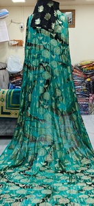 ชุดแต่งงานฟารันซาวีขายดี คุณภาพสูง ผ้าไหมแท้ 100% ระบายอากาศได้ดี พิมพ์ลายหลากสี ประดับคริสตัล ดีไซน์แบบดิรัก โซมาลี ทอแบบดั้งเดิม - Product Image 6