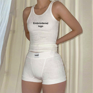 Women's Gray Strapless Halter Neck <b>Knitted</b> <b>Tank</b> <b>Top</b> Solid Color Casual Breathable Eco-Friendly Quick Dry Short Length - Product Image 5