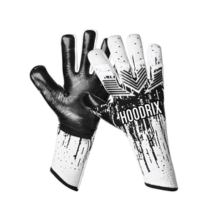 Gants de match hybrides techniques : Latex allemand 4 mm, Fingersave, Néoprène, Double sangle, Équipement de football OEM personnalisé en gros - Product Image 5