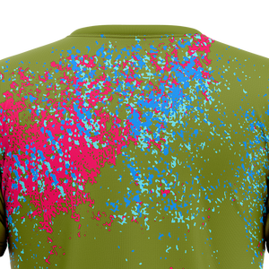 T-shirt décontracté personnalisé avec logo pour homme, vêtements de sport de haute qualité, style vintage, 100 % polyester, sublimation par transfert thermique. - Product Image 5