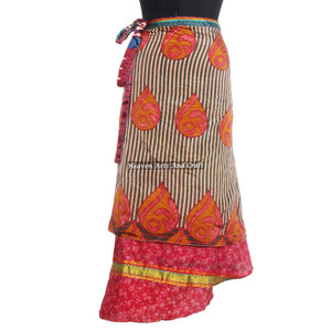 Falda Larga de Seda para Mujer, Estilo Boho, Multicolor, para la Playa, Verano, Cómoda, Estilo Hippie, Talla Única - Product Image 6