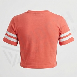 Camisetas de Cuello Redondo para Mujer, Moda de Verano, Manga Corta, Logotipo Personalizado, Marca Privada, Ropa Deportiva Personalizada, Camisetas de Gimnasio - Product Image 2