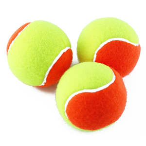 Balle de beach tennis en feutre aiguilleté acrylique souple orange, homologuée OEM 2026 Professional Stage 2, avec logo personnalisé - Product Image 1